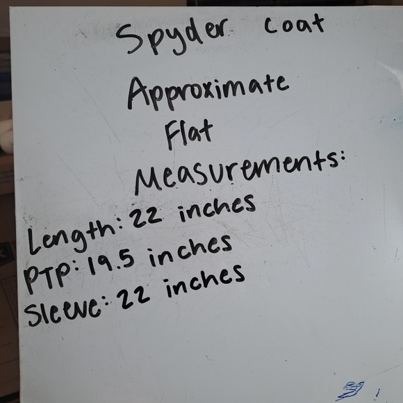 Spyder Blue Yellow Boys Ski Snowboarding Outdoor Winter Coat Size 18/20 - Picture 10 of 10